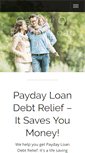Mobile Screenshot of getoutofpaydayloandebt.com