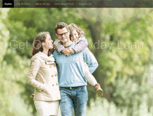 Tablet Screenshot of getoutofpaydayloandebt.com